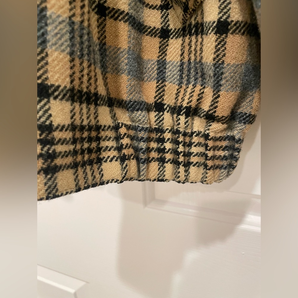 Vintage Pendleton 100% Plaid Wool Zip Jacket With… - image 5